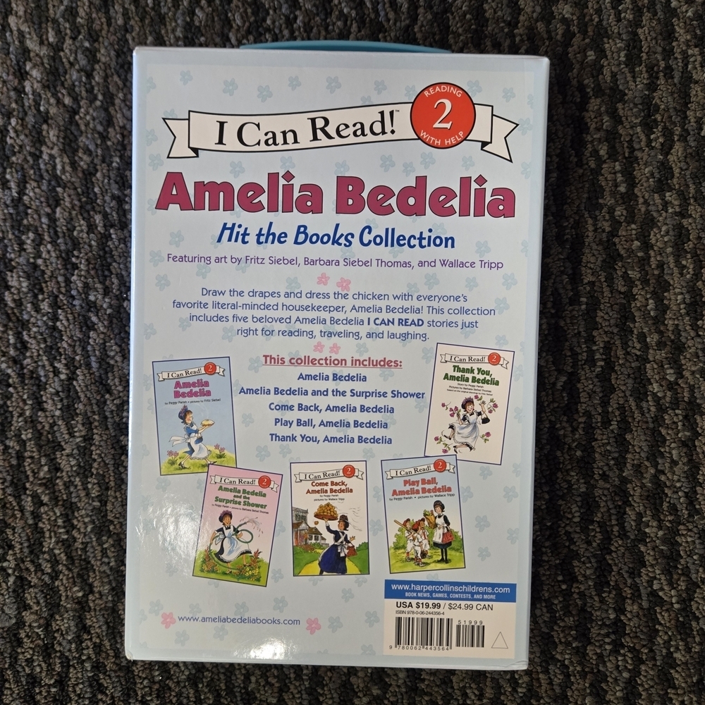 Amelia Bedelia Hit the Books 5-Book Collection Box Set - Peggy Parish - Reading - Picture 2 of 4